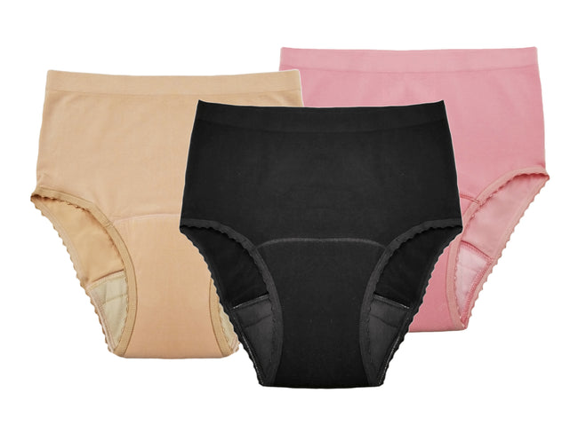 SUPPORT PLUS Washable Incontinence Underwear for Women